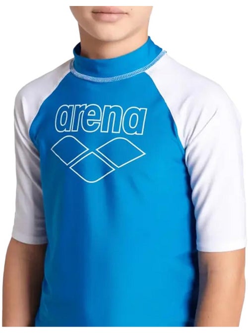 Colete arena lycra azul/branco para rapaz - Kiabi