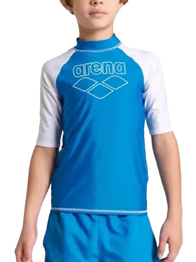 Colete arena lycra azul/branco para rapaz Azul - Kiabi