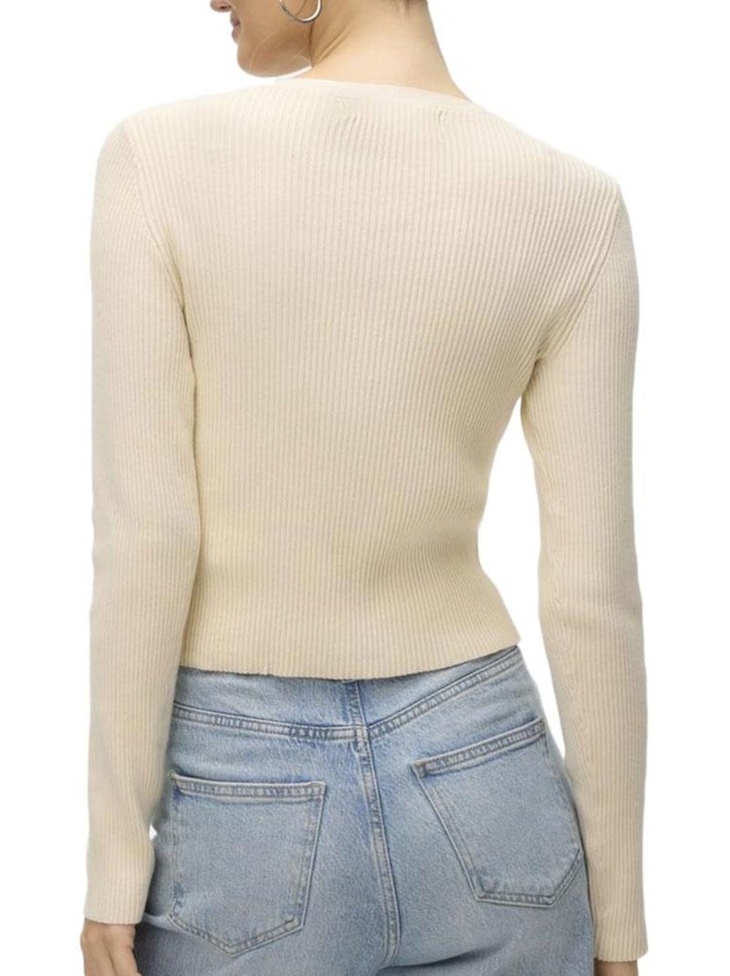 Colete Bege Feminino Vero Moda Glory 10300305 Bege - Kiabi