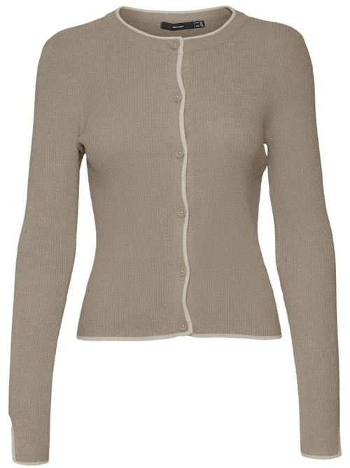 Colete bege feminino vero moda joan - Kiabi