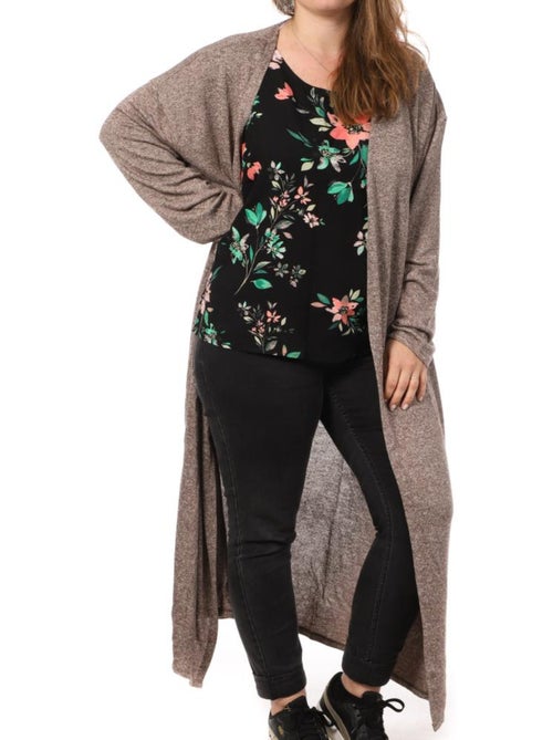 Colete Castanho de Mulher Vero Moda com Abertura na Perna - Kiabi