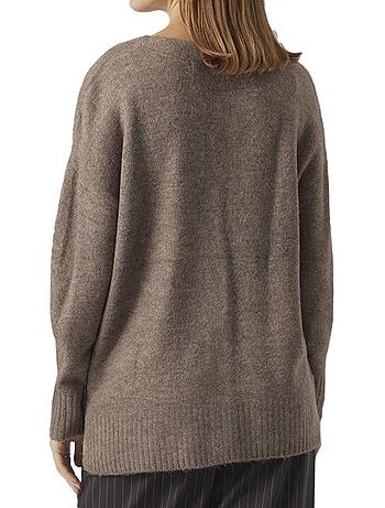 Colete Castanho Feminino Vero Moda Lefile