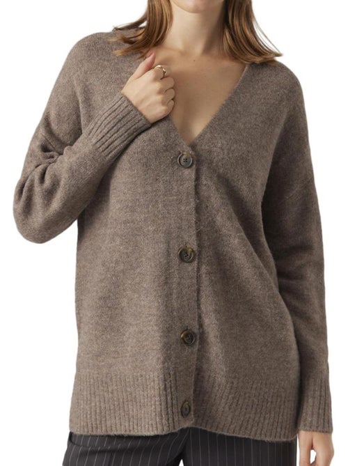 Colete Castanho Feminino Vero Moda Lefile - Kiabi
