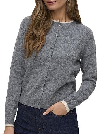 Colete Cinzento Vero Moda Wonderful para Mulher
