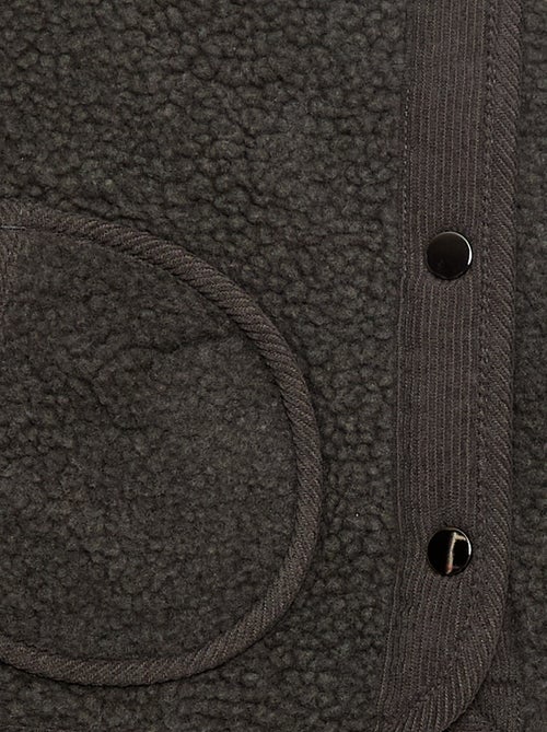 Colete com efeito de pele de carneiro sem mangas - Kiabi