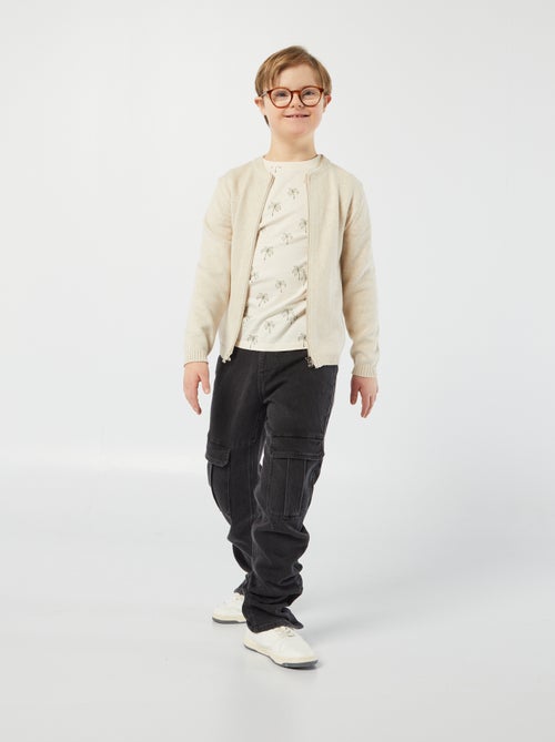 Colete com fecho - coleção fácil de vestir - Kiabi