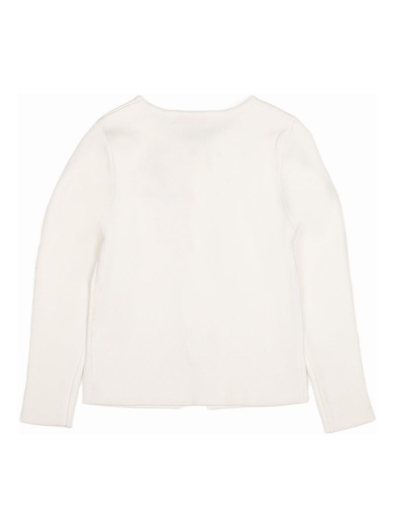 Colete com padrão em relevo - Kids Star Branco - Kiabi