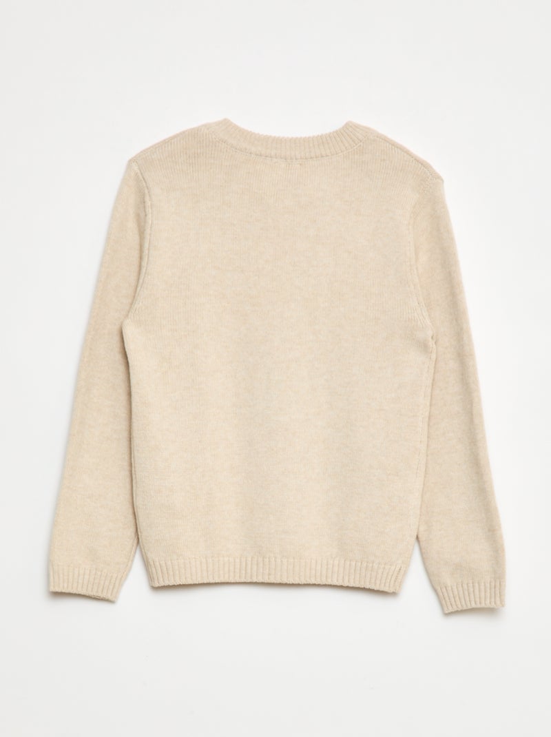 Colete com zíper - So Easy BEGE - Kiabi