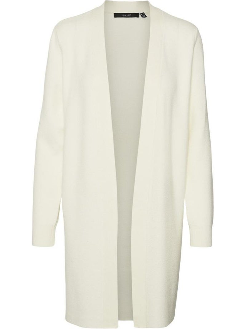 Colete Comprido Branco Vero Moda Nancy para Mulher Branco - Kiabi