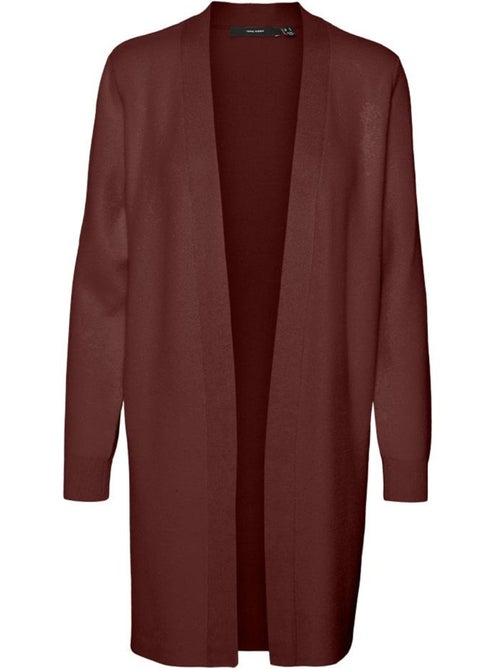 Colete Comprido Terracota Vero Moda Nancy para Mulher - Kiabi