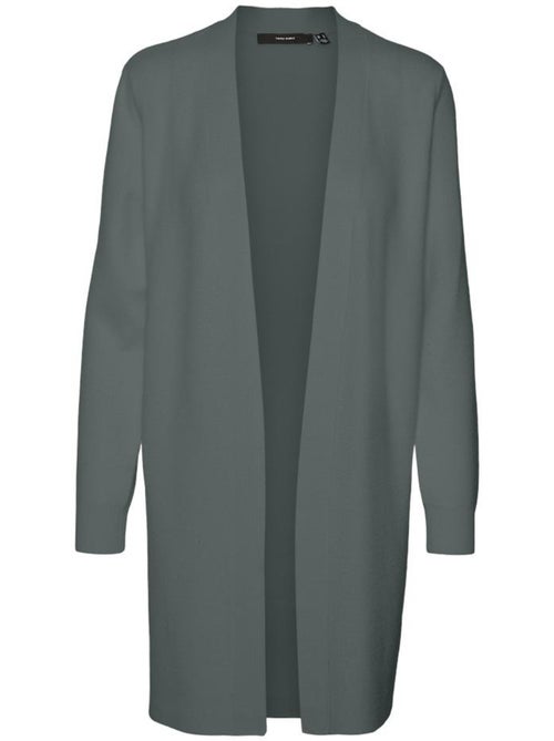 Colete Comprido Verde para Mulher Vero Moda Nancy - Kiabi