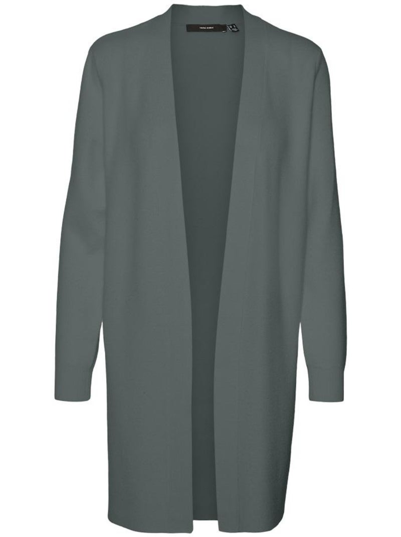 Colete Comprido Verde para Mulher Vero Moda Nancy Verde - Kiabi