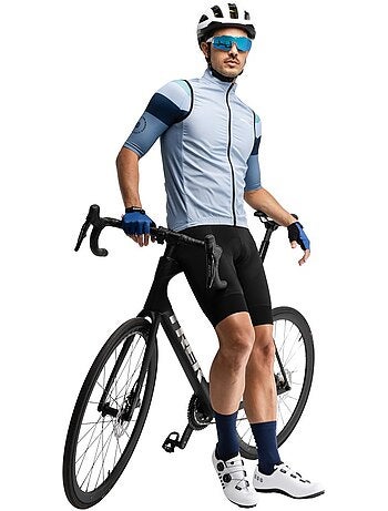 Colete corta-vento de ciclismo para homem
