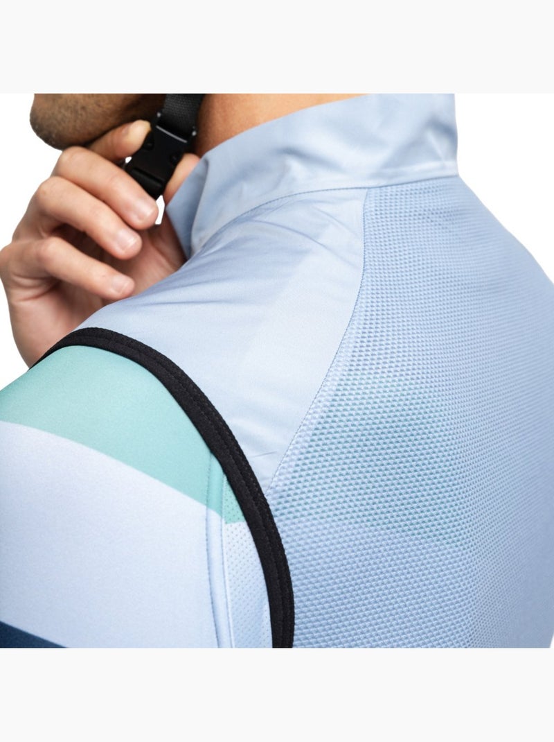 Colete corta-vento de ciclismo para homem Azul - Kiabi