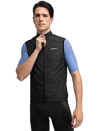 Colete corta-vento de ciclismo para homem