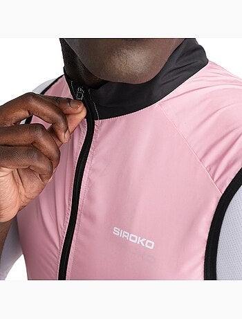 Colete corta-vento de ciclismo para homem
