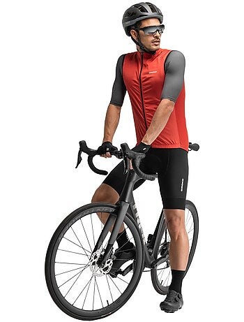 Colete corta-vento de ciclismo para homem
