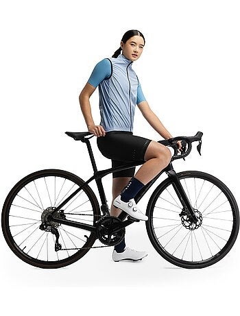 Colete corta-vento de ciclismo para mulher