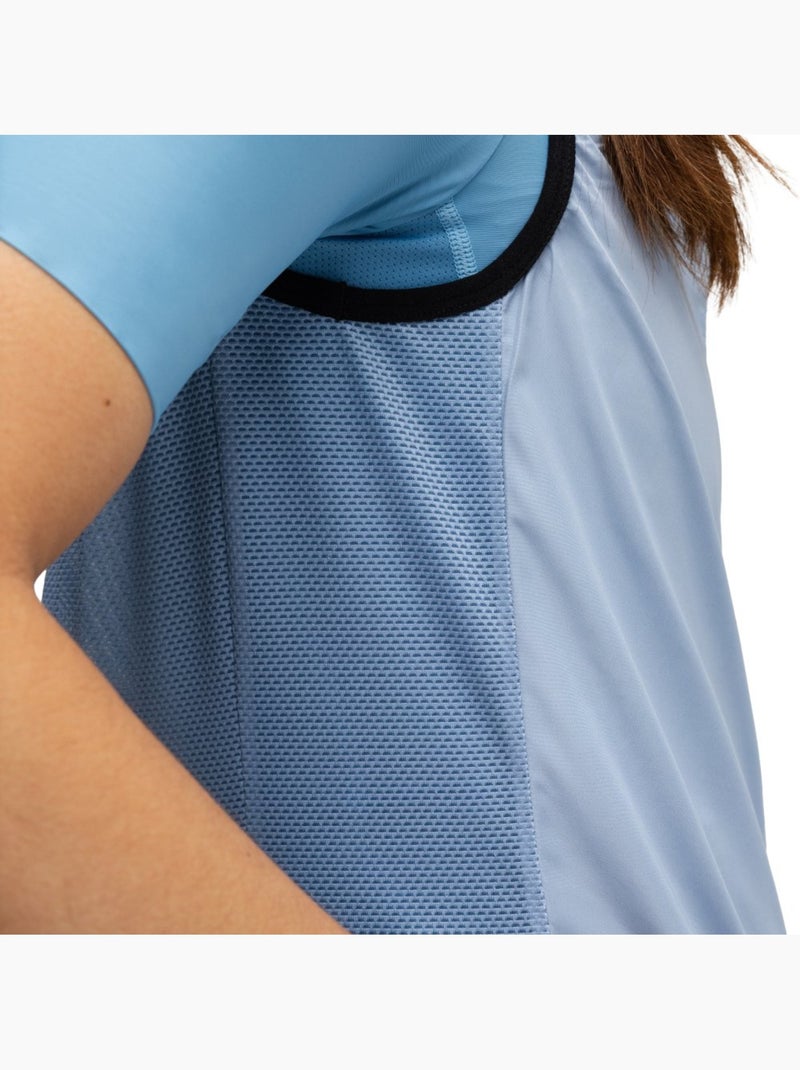 Colete corta-vento de ciclismo para mulher Azul - Kiabi
