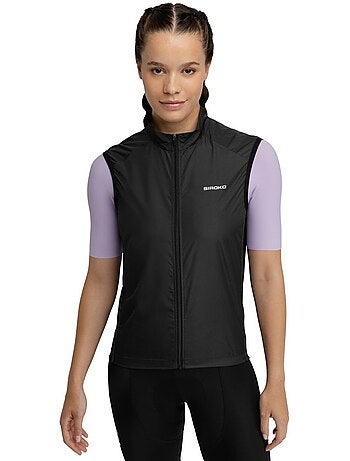Colete corta-vento de ciclismo para mulher