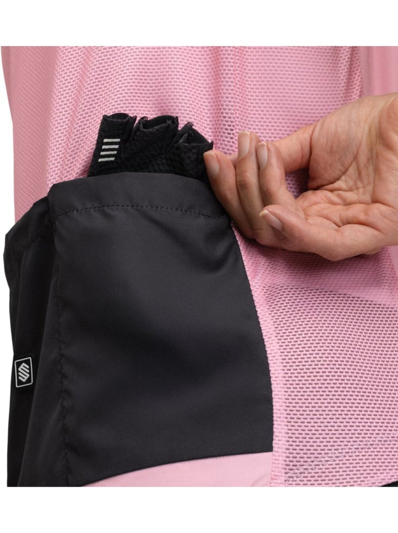 Colete corta-vento de ciclismo para mulher Rosa - Kiabi