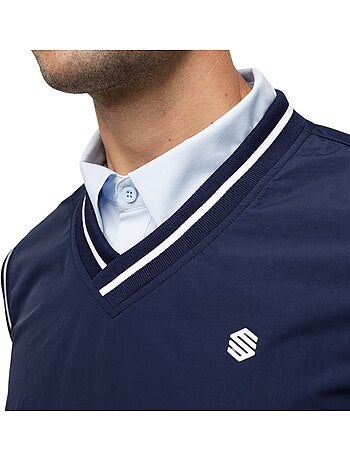 Colete corta-vento de golfe para homem