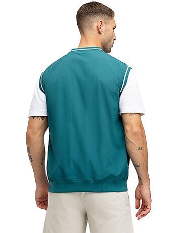 Colete corta-vento de golfe para homem