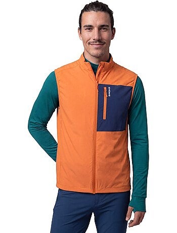 Colete corta-vento leve trail running homem