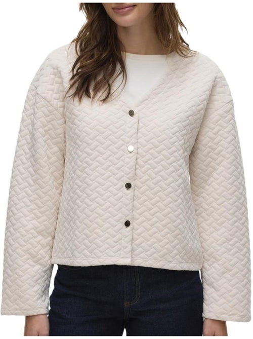 Colete Creme Vero Moda Vinnie para Mulher - Kiabi