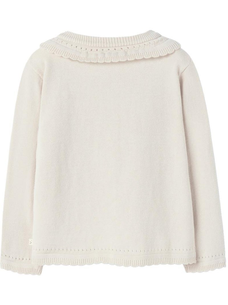 Colete Cru para Menina Lil Atelier Fhao Ecru - Kiabi