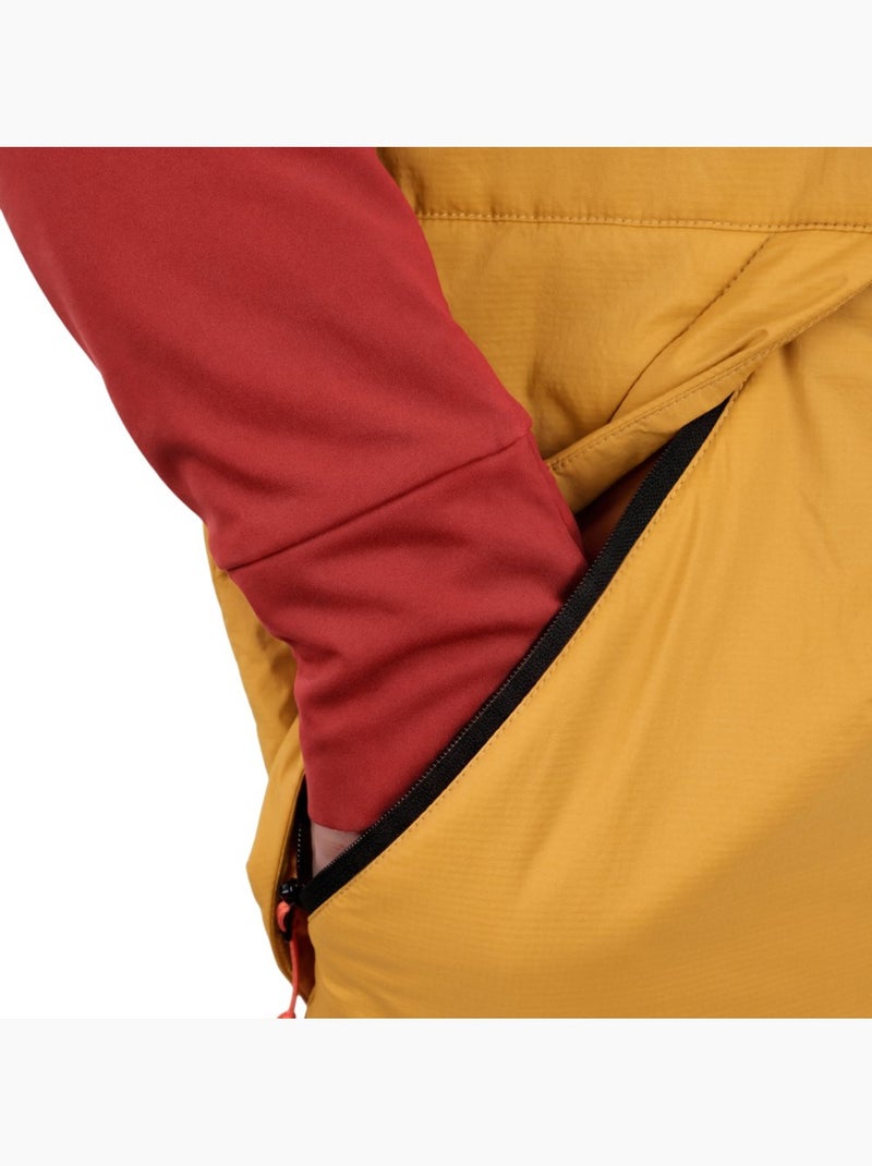 Colete de caminhada ultraleve com isolamento térmico homem Amarelo - Kiabi