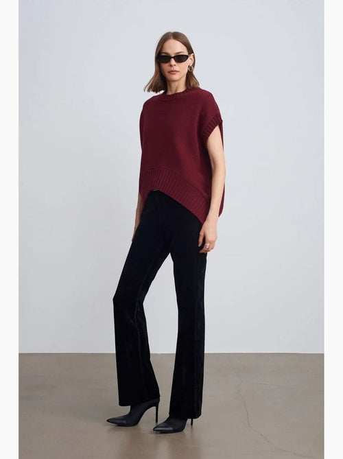 Colete de camisola de malha canelada oversized dilvin - Kiabi Colete de camisola de malha canelada oversized dilvin - Kiabi