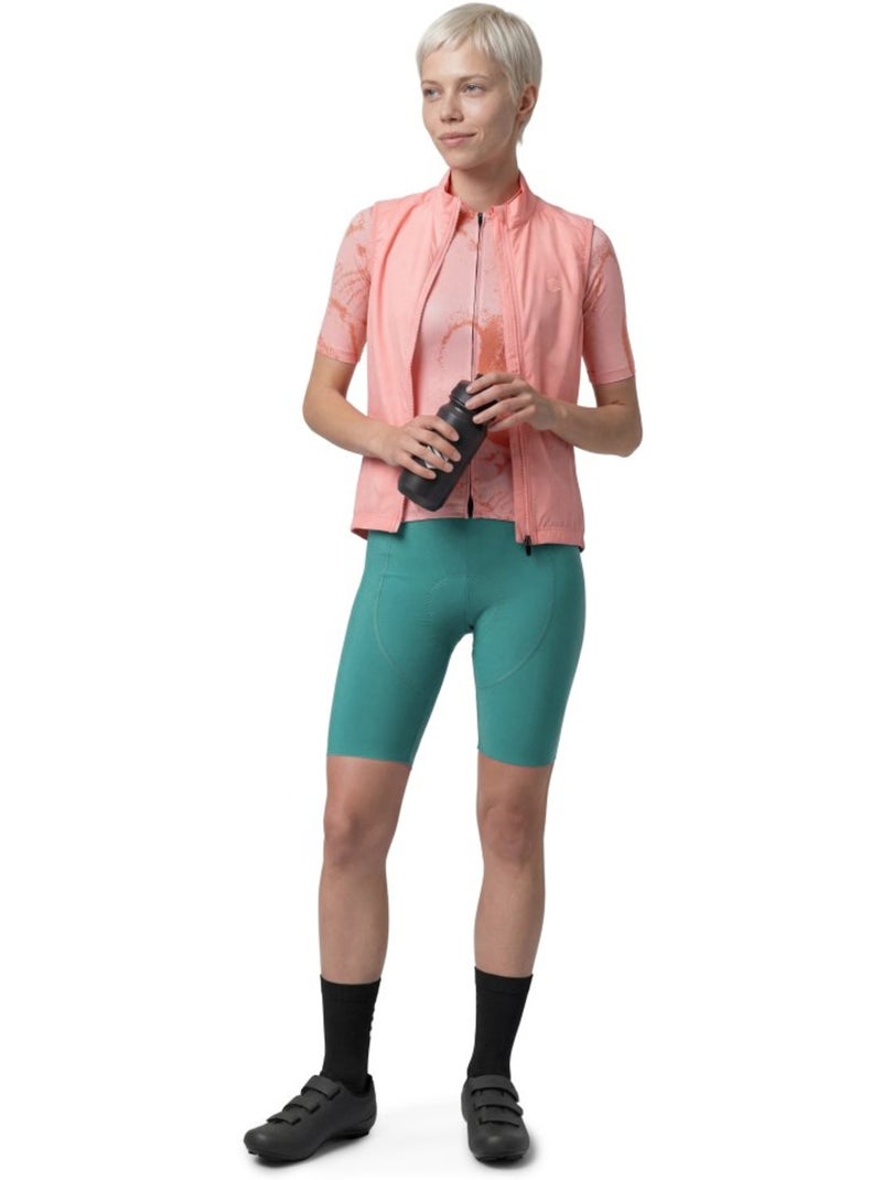 Colete de ciclismo corta-vento ultraleve mulher Coral - Kiabi