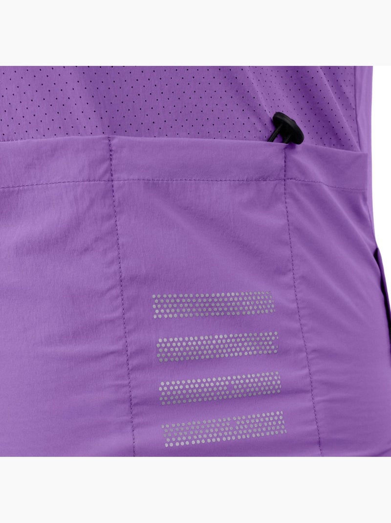 Colete de ciclismo corta-vento ultraleve mulher Roxo - Kiabi