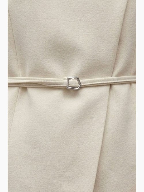 Colete de crepe com cinto my fashion - Kiabi