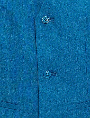 Colete de fato sem mangas