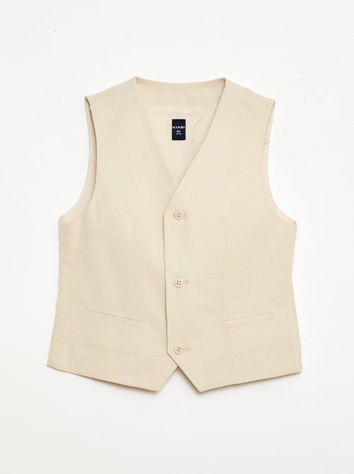 Colete de fato sem mangas - Kiabi