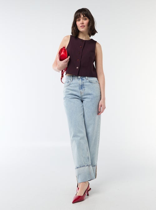 Colete de fato sem mangas - Kiabi