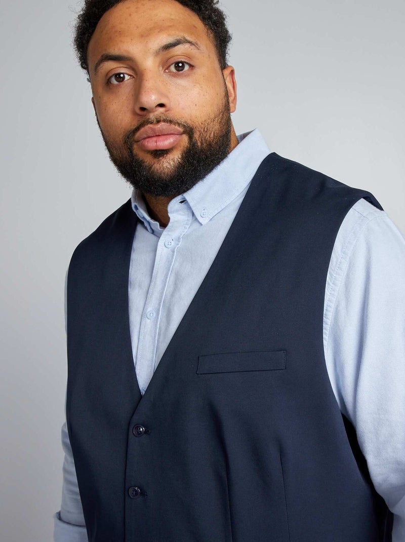 Colete de fato slim AZUL - Kiabi