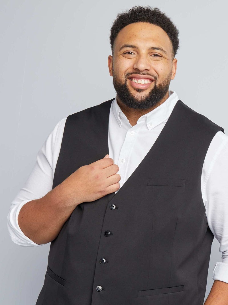 Colete de fato slim Preto - Kiabi