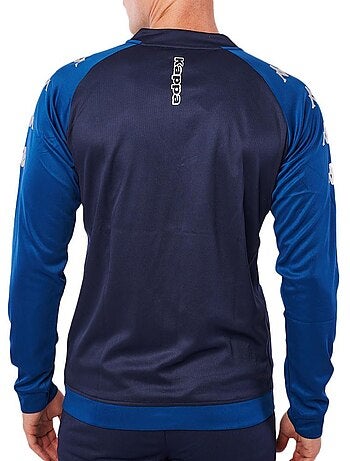 Casaco de futebol kappa verone para homem azul/azul escuro