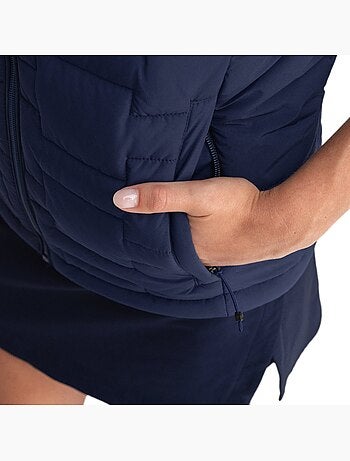 Colete de golfe com isolamento térmico para mulher