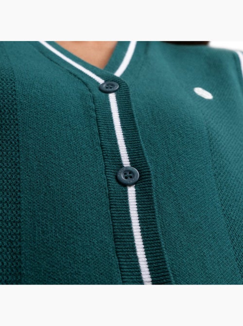 Colete de golfe de malha com decote em v para mulher - Kiabi