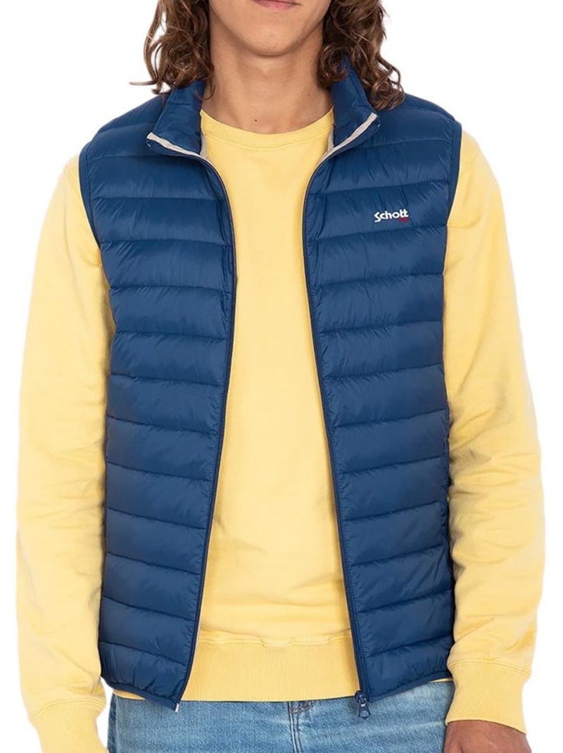 Colete de Homem Azul Schott OAKLANDVRS Azul - Kiabi