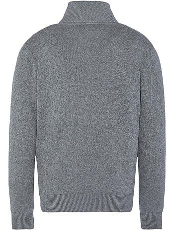 Colete de homem cinzento com fecho schott plb120