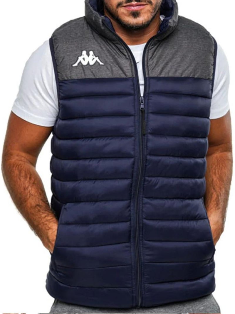 Colete de homem kappa dattilo azul-marinho/cinzento Azul-marinho - Kiabi