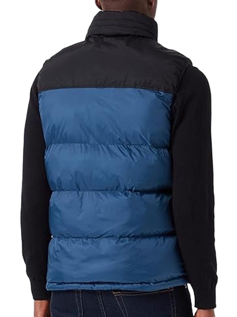 Colete de Homem Schott Utahv Preto/Azul sem Mangas Preto - Kiabi