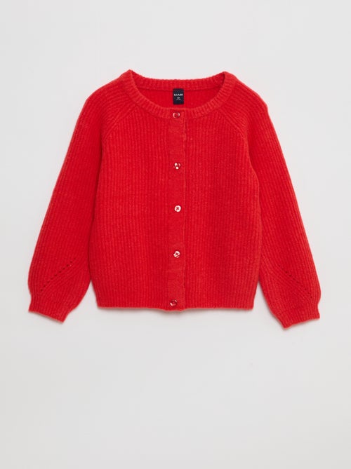 Colete de malha grossa com abertura magnética - So Easy - Kiabi