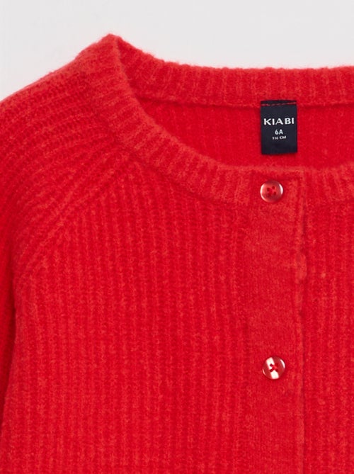 Colete de malha grossa com abertura magnética - So Easy - Kiabi