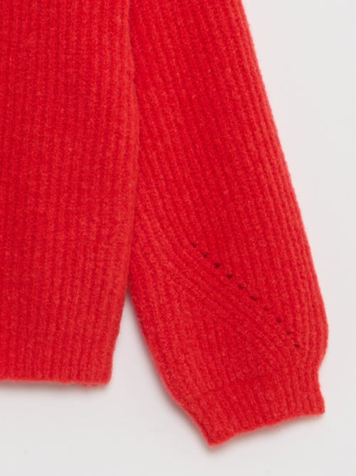 Colete de malha grossa com abertura magnética - So Easy - Kiabi